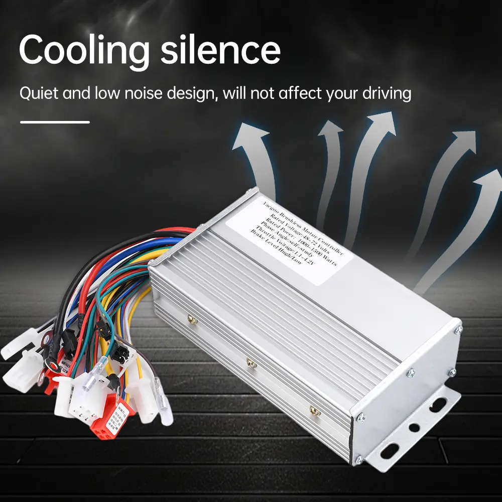 48V 60V 64V 72V 1000W 1500W Electric Controller E-Bike Brushless Motor Speed Controller Over/under Voltage Protection