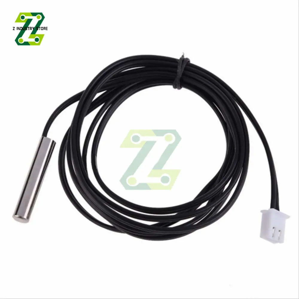 5m/10m NTC 10K 3950 Thermal Waterproof Cable 10K 1% 3950 Waterproof Digital Temperature Sensor Probe Thermistor Cable
