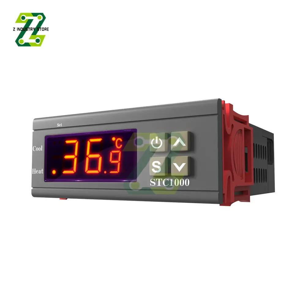 STC-1000 Temperature Controller 110 220V Dual Digital Temperature Controller Two Relay Output Thermoregulator Heating Cooling
