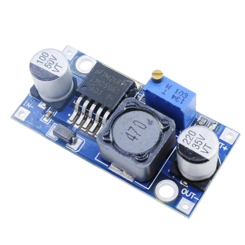 LM2596 DC-DC Step-down Power Supply Module Adjustable Power Supply Regulator Module 3.2V-35V to 1.25V-35V 3A Buck Module