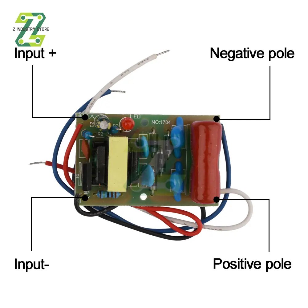 DC 3.7V to 1800V Booster Converter Step Up Module Arc Pulse DC Motor with High Voltage 1800V Capacitors
