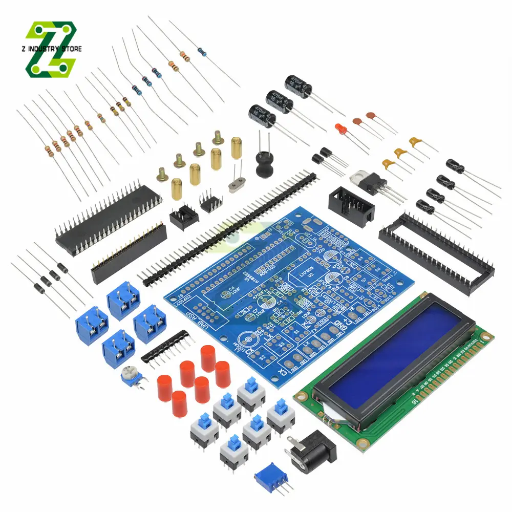 Frequency Capacitance Inductance Meter LCD Digital Secohmmeter CF Inductor Capacitor Tester Frequency Meter DIY Kit