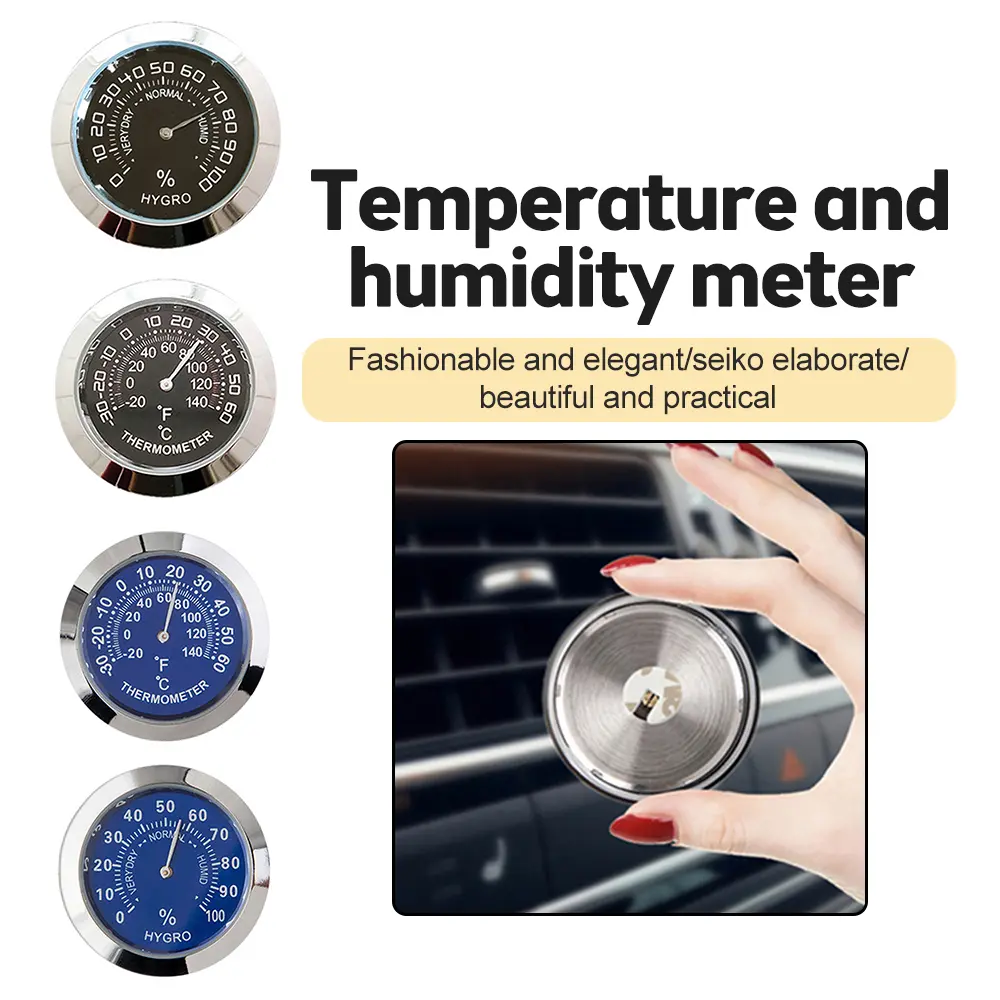 Mini Thermometer Hygrometer Mechanical Refrigerator Indoor Thermometer High Precision Mini Thermometer High Precision