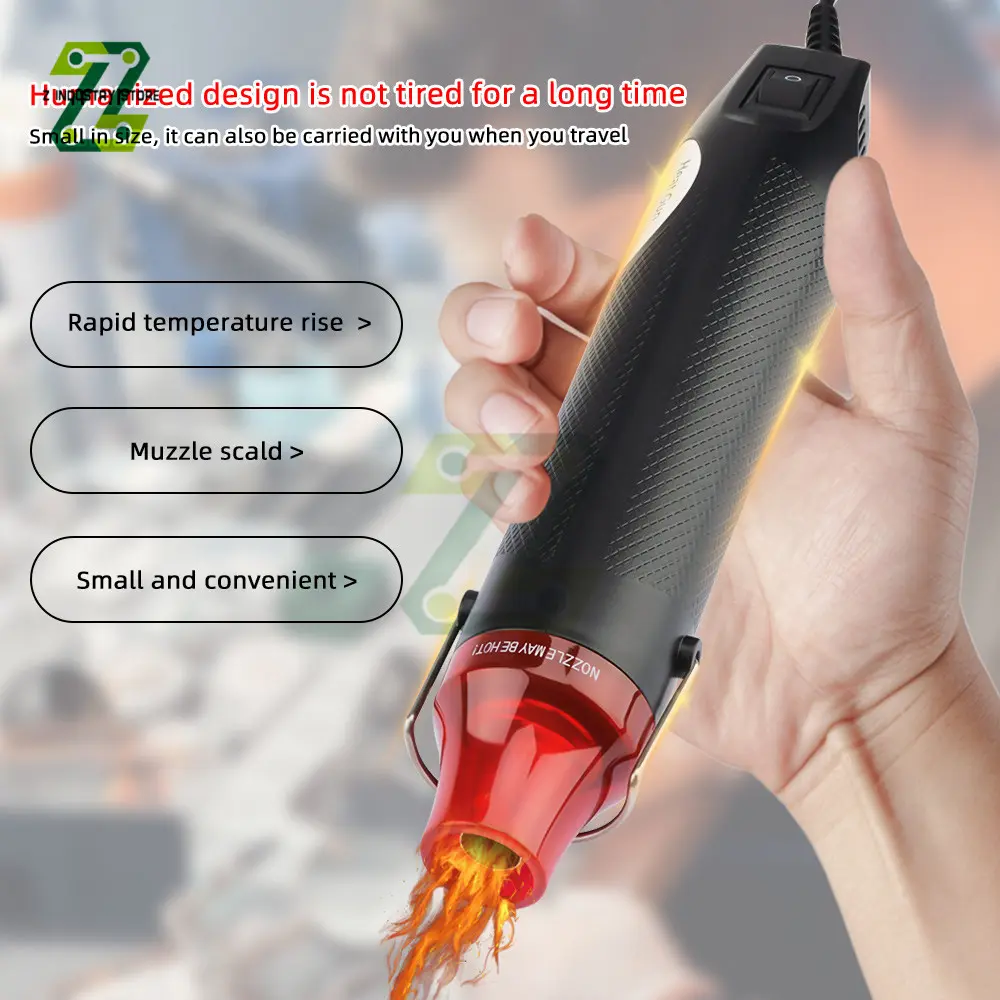300W 220V Electric Hot Air Heat Gun EU/US Plug For Heat Shrink Tube