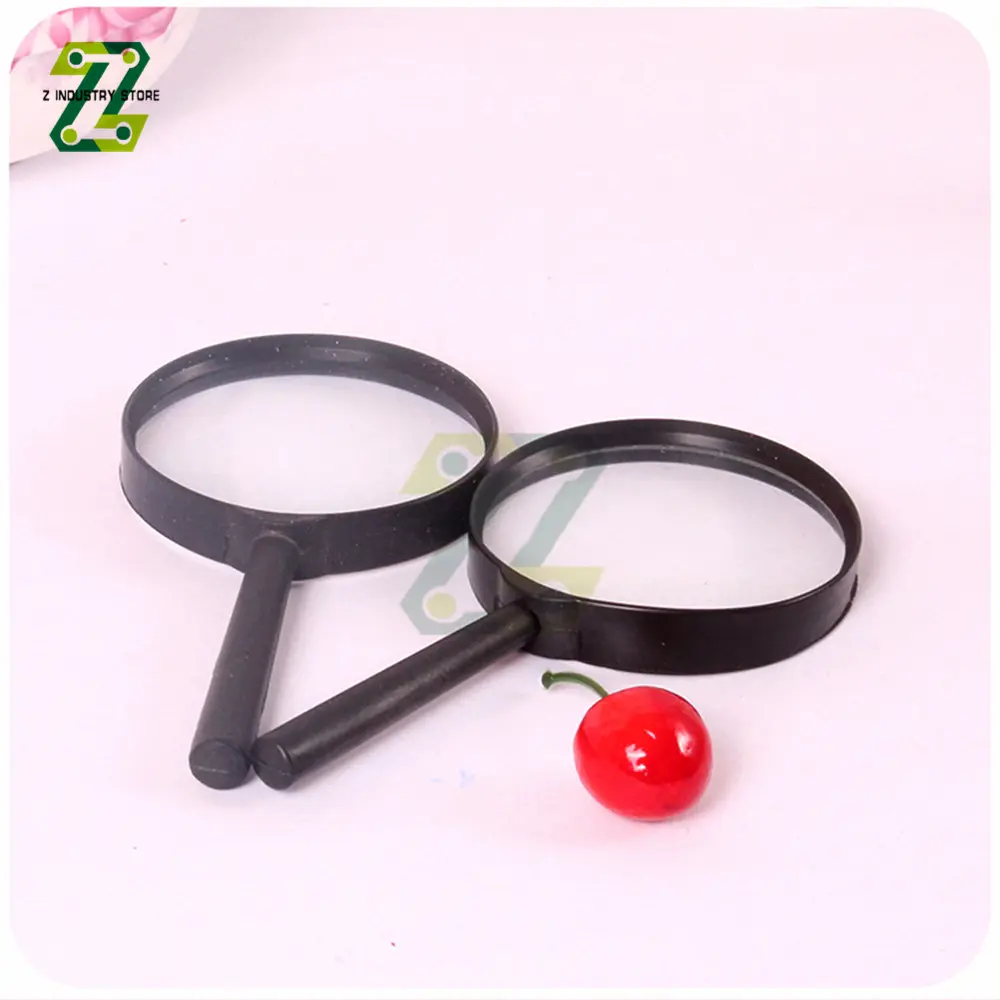 100mm Magnifier 5X Magnifying Loupe Reading Plastic Lens Workmanship For Inspecting Jewelry Checking Maps
