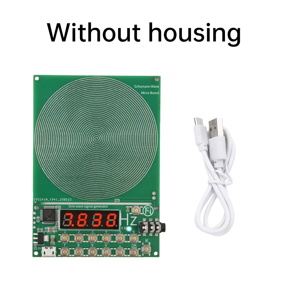 7.83Hz Schumann Generator 0.1Hz~100KHz Adjustable Frequency Signal Generator Sine Wave Signal Generator Micro USB Interface