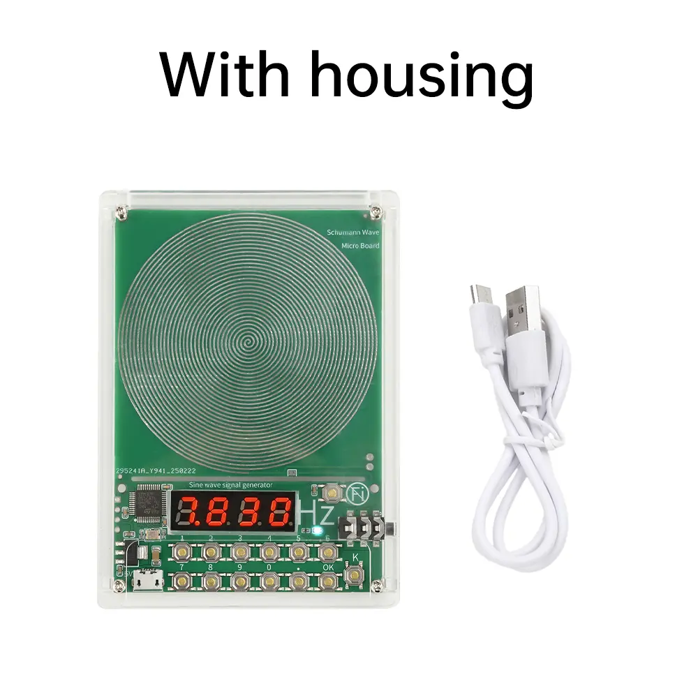 7.83Hz Schumann Generator 0.1Hz~100KHz Adjustable Frequency Signal Generator Sine Wave Signal Generator Micro USB Interface
