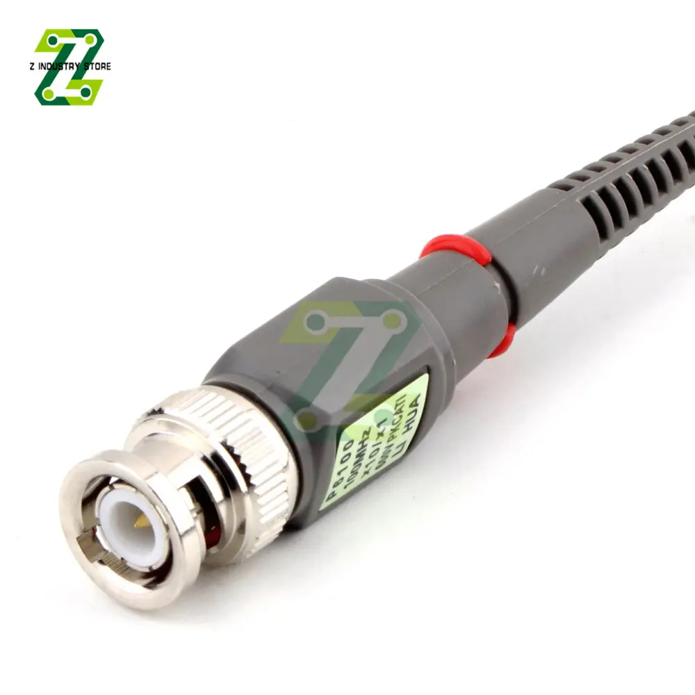 P6100 BNC Oscilloscope Probe 100MHz 1X 10X High Precision Scope Analyzer Alligator Clip Probes Test Leads Probe