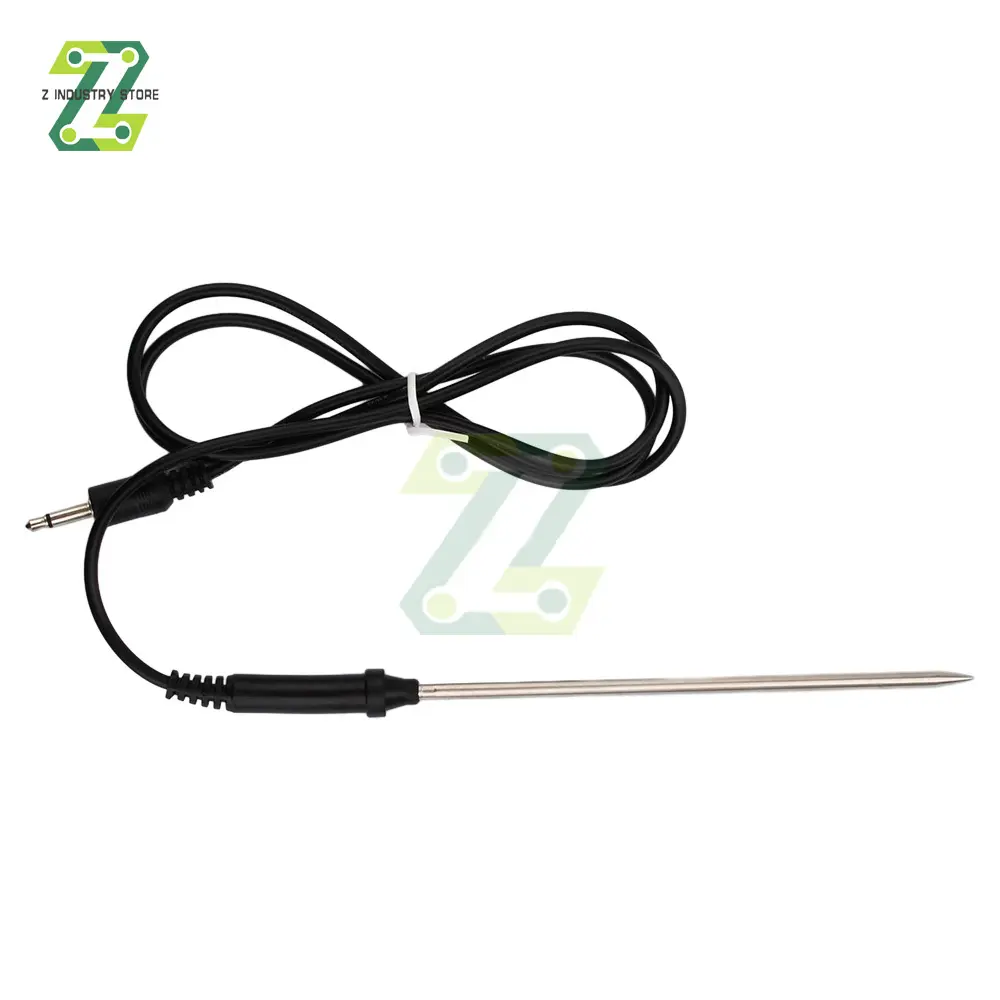 Food Meat Thermometer Probe Replacement Waterproof Temperature Probe Cooking Thermometer Probe Sensor Stainless Steel