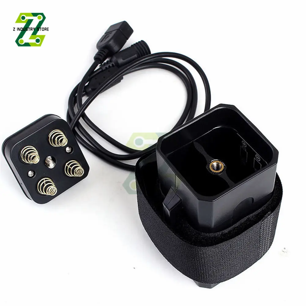 18650 Waterproof Battery Case Box 4x18650 Battery Pack Charger Box 5V USB/8.4V DC Dual interface 18650 Battery Storage Box