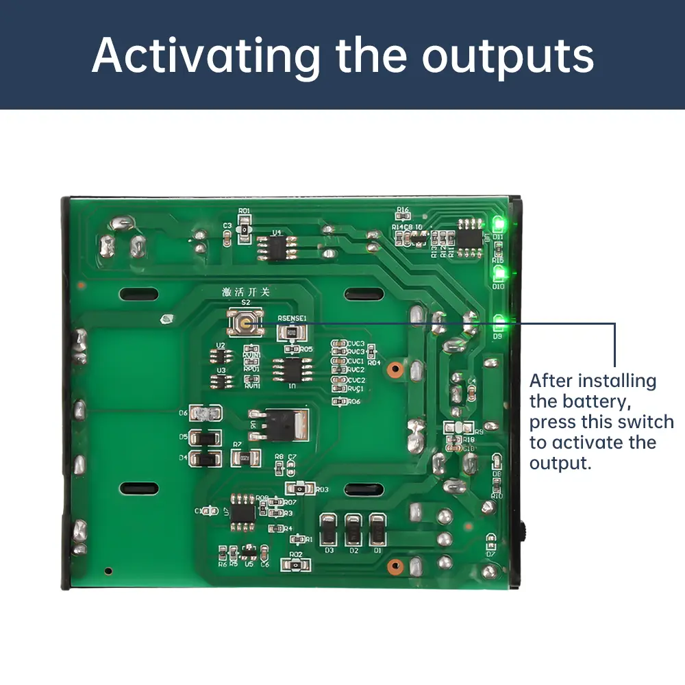5V 9V 12V UPS 3*18650 Lithium Battery Soldering Free Kit Surveillance Camera Router Emergency Power Supply DIY Loose Part