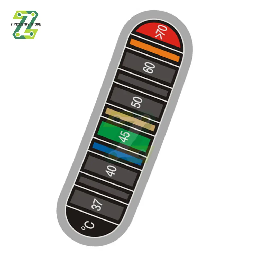 0-70℃ Cup Kettle Liquid Temperature Tester Milk Water Coffee Food Thermometer Discoloration Sticker For Home Kitchen Indoor