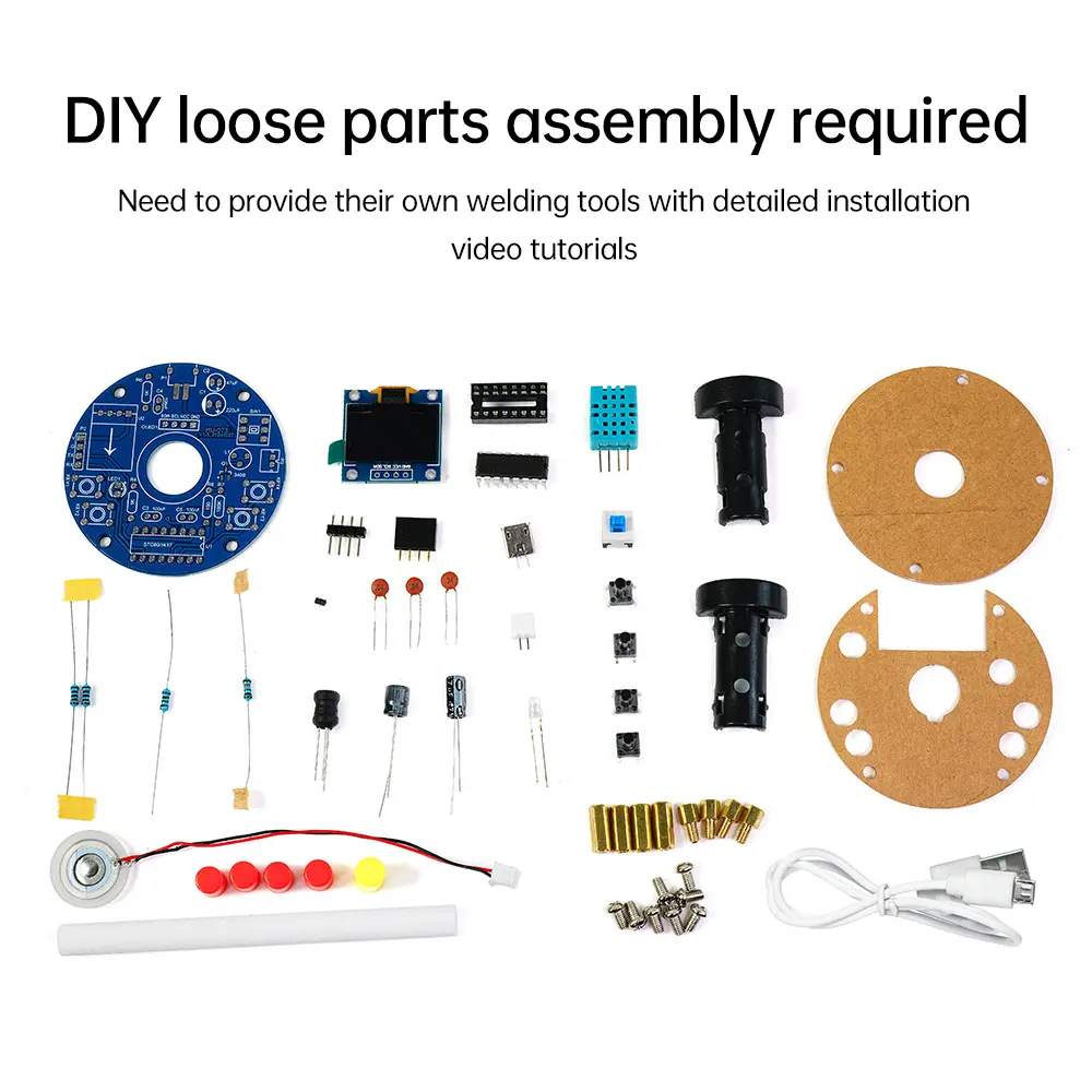 Mist Maker and Driver Kit USB Humidifier Circuit Board Electronic Diy Kit Welding Exercise Parts Atomizing  DIY Welding Parts