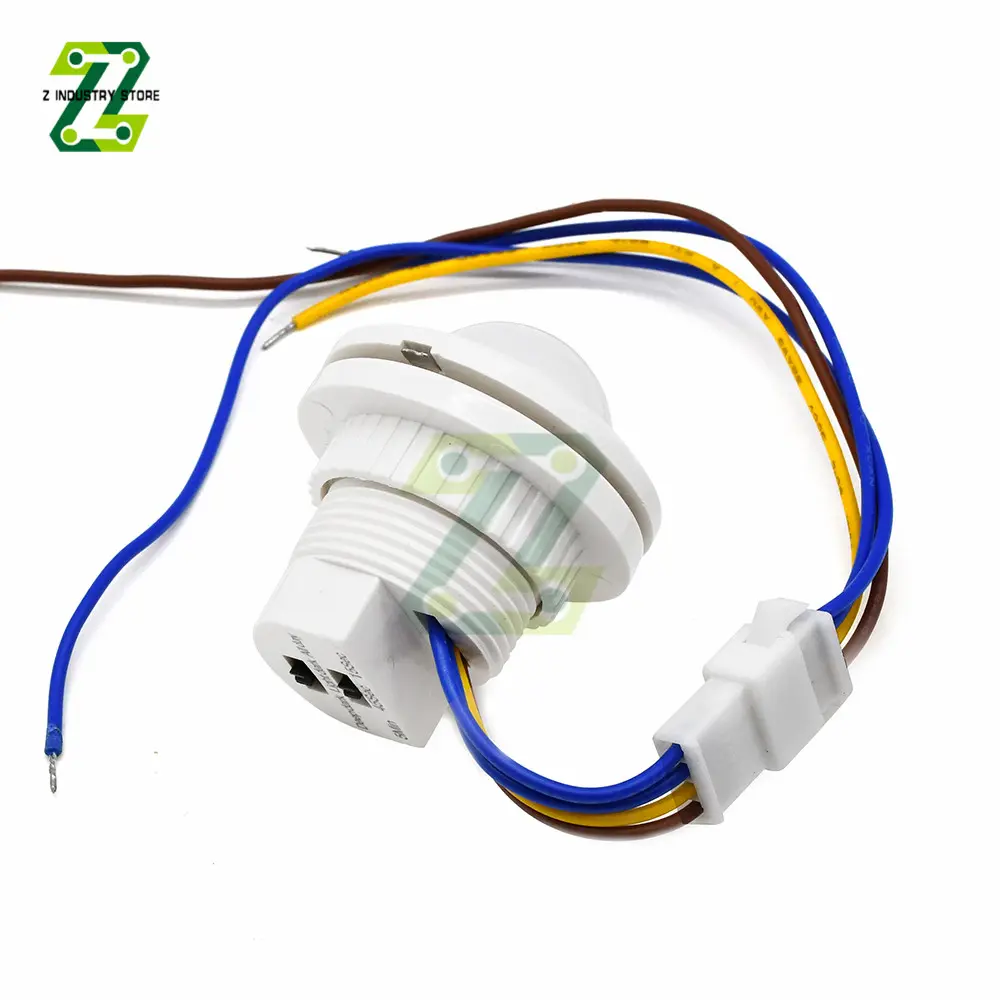 AC 85V-265V LED PIR Adjustable Delay Embedded Human Body Infrared Detector Infrared Motion Sensor Detector Switch