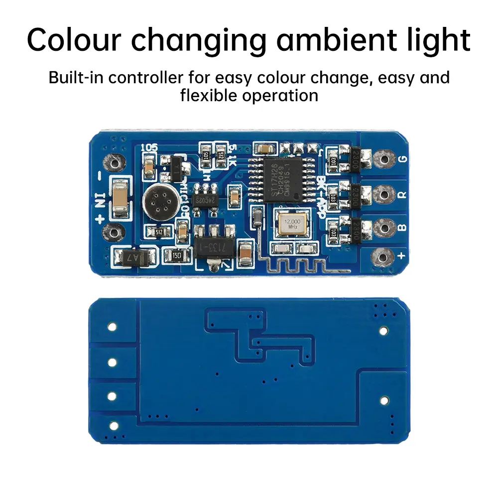 5V 12V 24V RGB Colorful Flashing Module LED Strip Light Controller Color Changing Ambient Lights