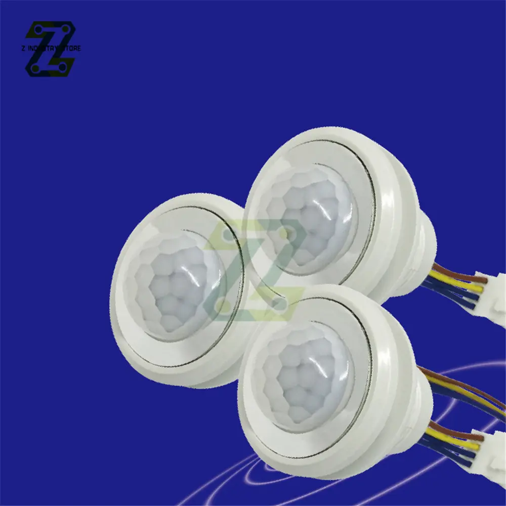 AC 85V-265V LED PIR Adjustable Delay Embedded Human Body Infrared Detector Infrared Motion Sensor Detector Switch