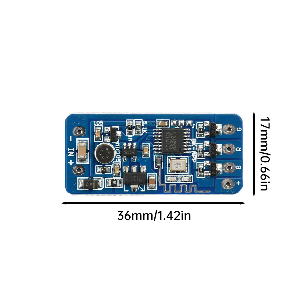 5V 12V 24V RGB Colorful Flashing Module LED Strip Light Controller Color Changing Ambient Lights