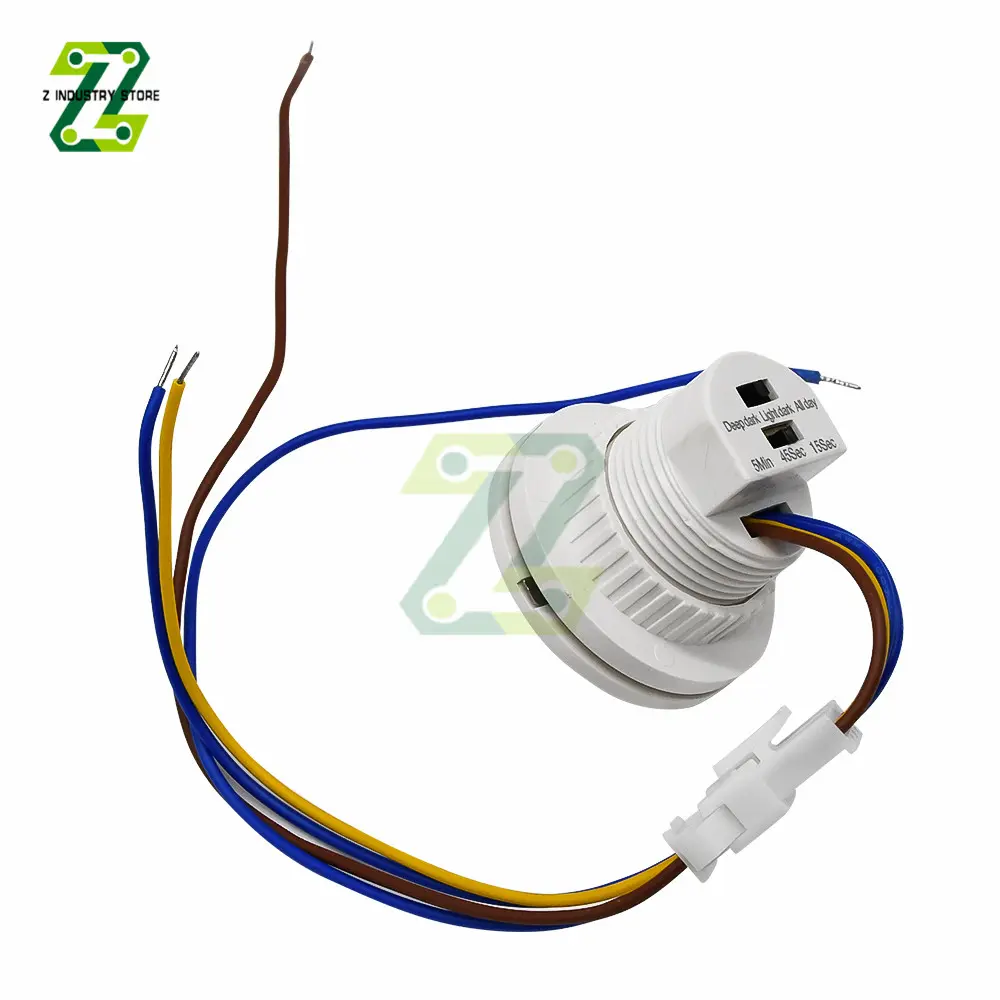 AC 85V-265V LED PIR Adjustable Delay Embedded Human Body Infrared Detector Infrared Motion Sensor Detector Switch