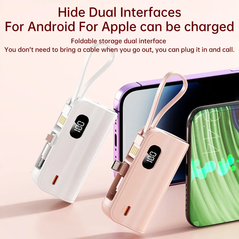 No Soldering 1 Cell 21700 Battery DIY Case Digital Display Portable Battery Case for Apple/Type-C ﻿