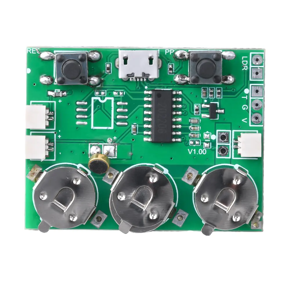 Recording USB Audio Storage Playback Board Music Recordable Card Voice Sound Chip DIY Sound Module MP3 Playback Board
