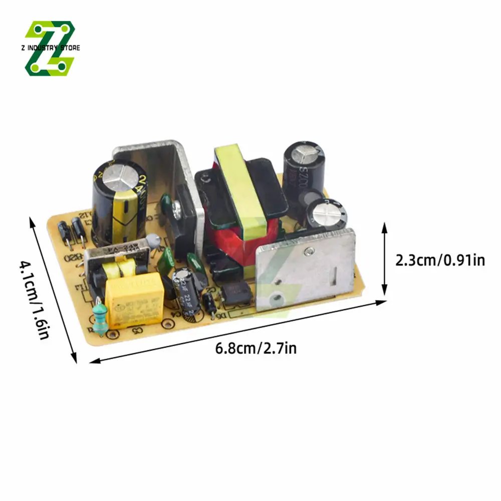 AC 100V-240V to DC 12V 2.5A Switching Power Supply Module Switch LED Regulated Power Supply Board Protection