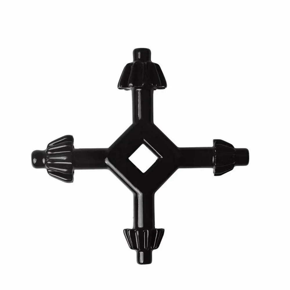 1Pcs 4 In 1 Multi-function Universal Chuck Key Drill Drilling Holder Spanner Ratchet Socket Ring Combination Grip Star Wrench