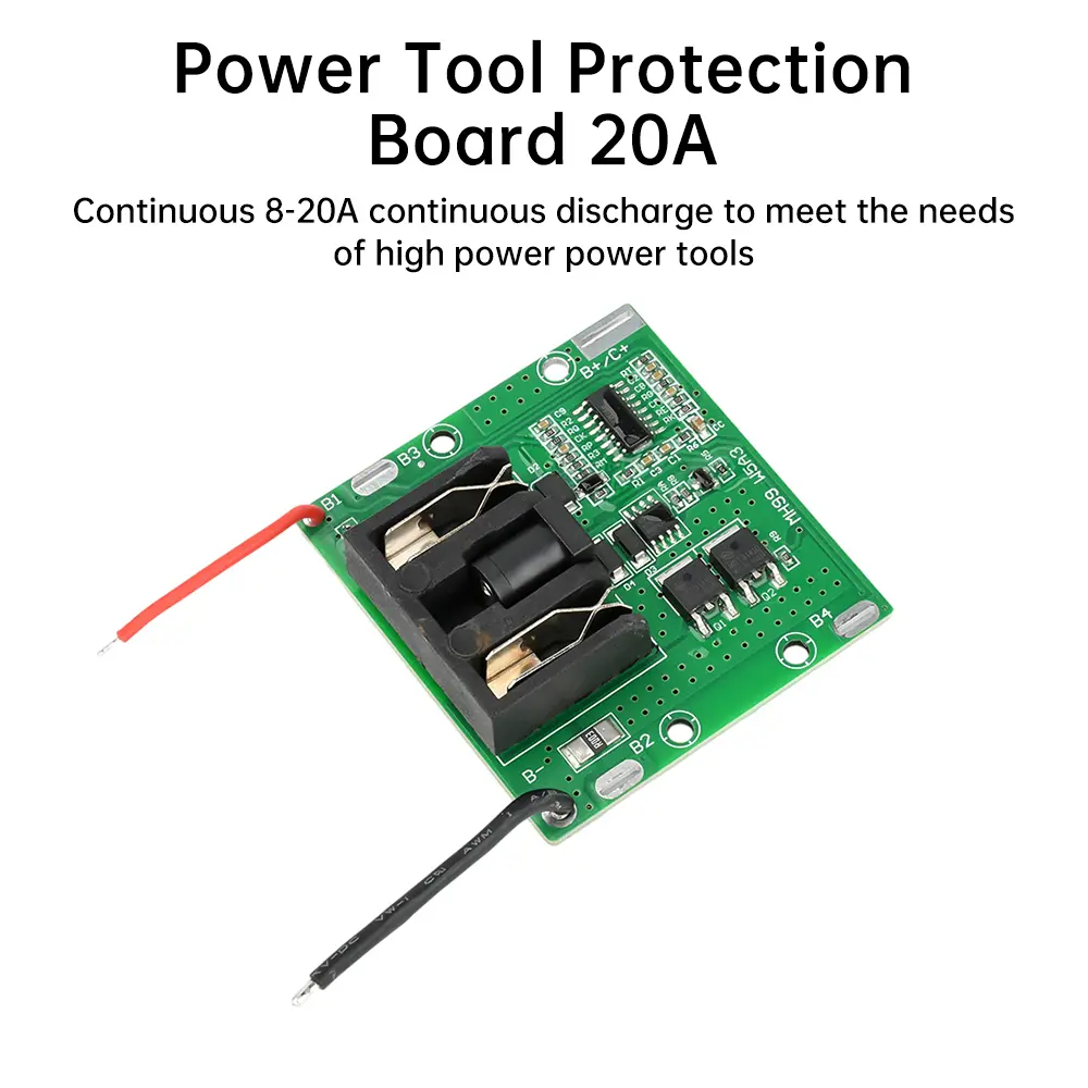 Mini 5S 20A 18V 21V Li-ion Battery Charge Board Temperature Protection Battery Charge Board Overload Protection