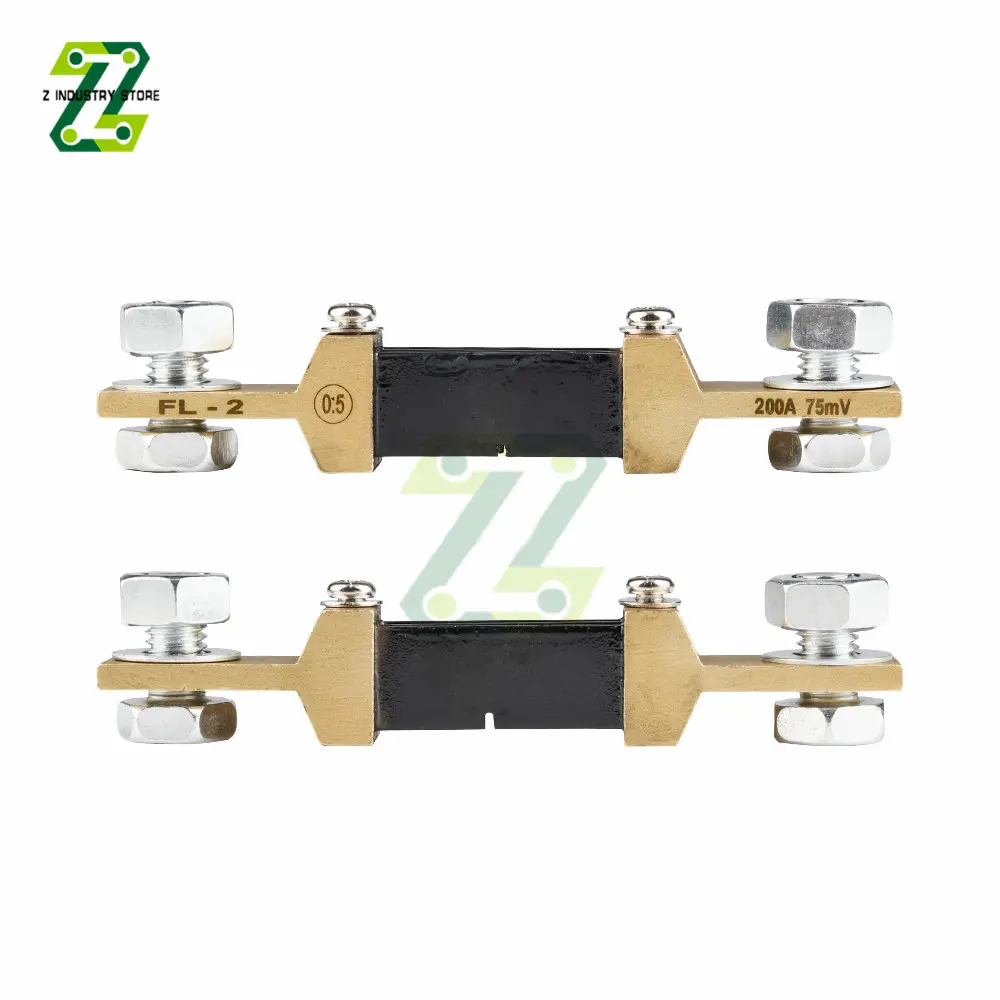 External Shunt 300A 200A 100A 50A 30A 20A 10A 75mV Current Meter Shunt Resister for Digital Voltmeter Ammeter Measure Shunt