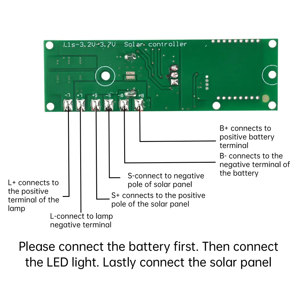Solar Lamp Controller Radar Induction Circuit Board Light Controller Radar Sense With Timing Remote Control for Garden Lamp