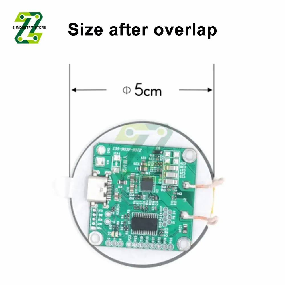 20W Adaptive Wireless Charging Module Fast Charger with Charge Protection Temperature Control DIY Wireless Charger