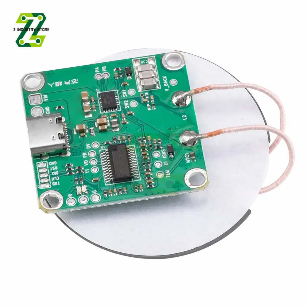 20W Adaptive Wireless Charging Module Fast Charger with Charge Protection Temperature Control DIY Wireless Charger