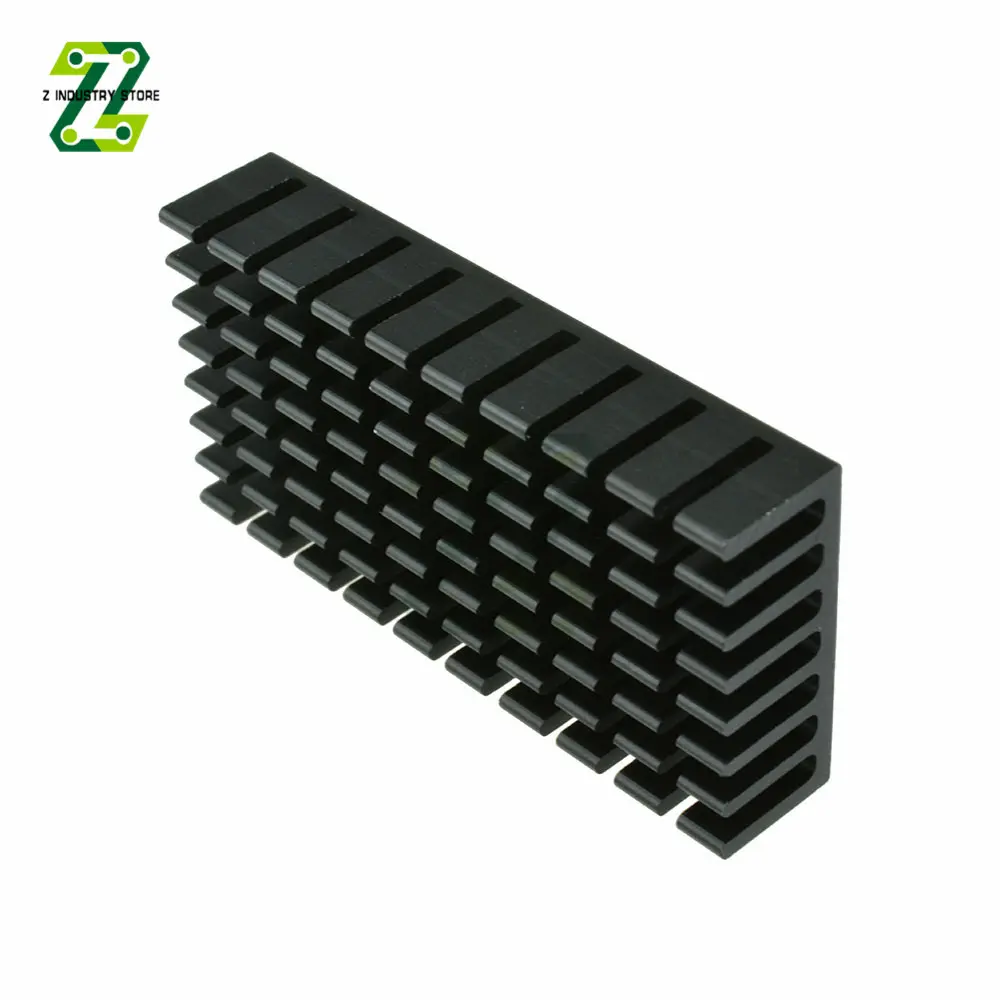 50x25x10mm Black Aluminum Radiator Motherboard Chip Heatsink