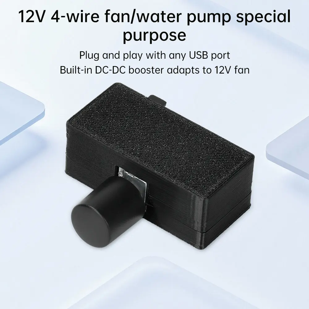 Fan Speed Controller 4Pin PWM Fan Governor DIY Water-cooled Radiator Watercooling Cooler High Power PWM Speed Regulator ﻿