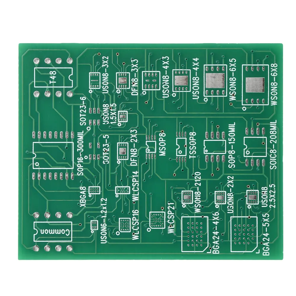 25-in-1 Multi-Function Board SMD to DIP8 Universal Adapter 4-Layer Printed Circuit Board for SOIC8/16 SOP8 DFN8
