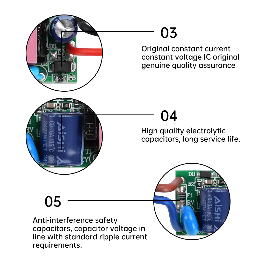 LED Drive Module DC12V 6W Output Constant Voltage LED Strip Driver Power Supply Module AC100-240V To DC12V LED Driver