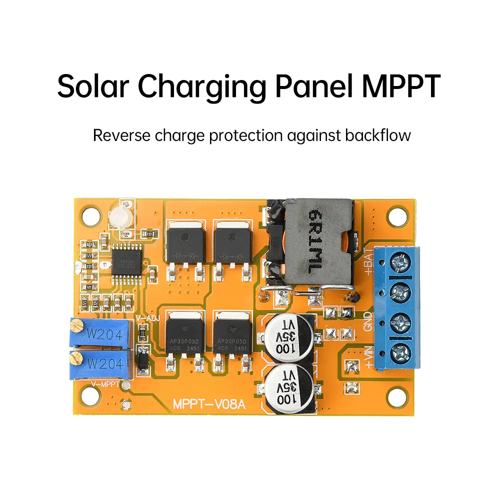 DC 8-28V 5A 100W MPPT Solar Panel Regulator Controller Battery Charging Solar Charging Panel
