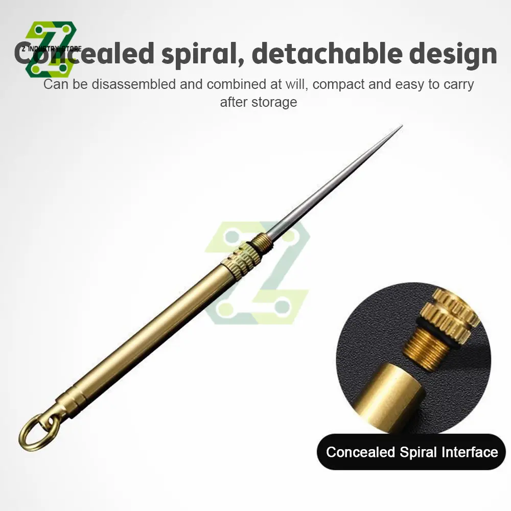 Portable Titanium Toothpicks Metal Pocket Keychain Stainless Steel Reusable Toothpicks For Toothpicks