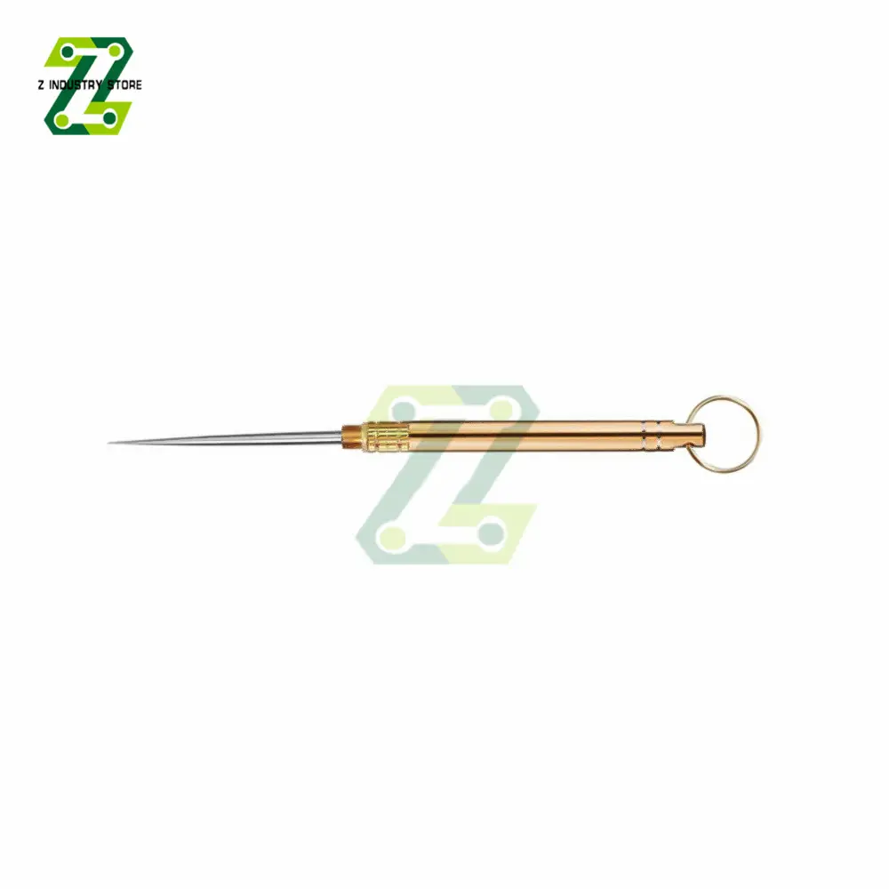 Portable Titanium Toothpicks Metal Pocket Keychain Stainless Steel Reusable Toothpicks For Toothpicks