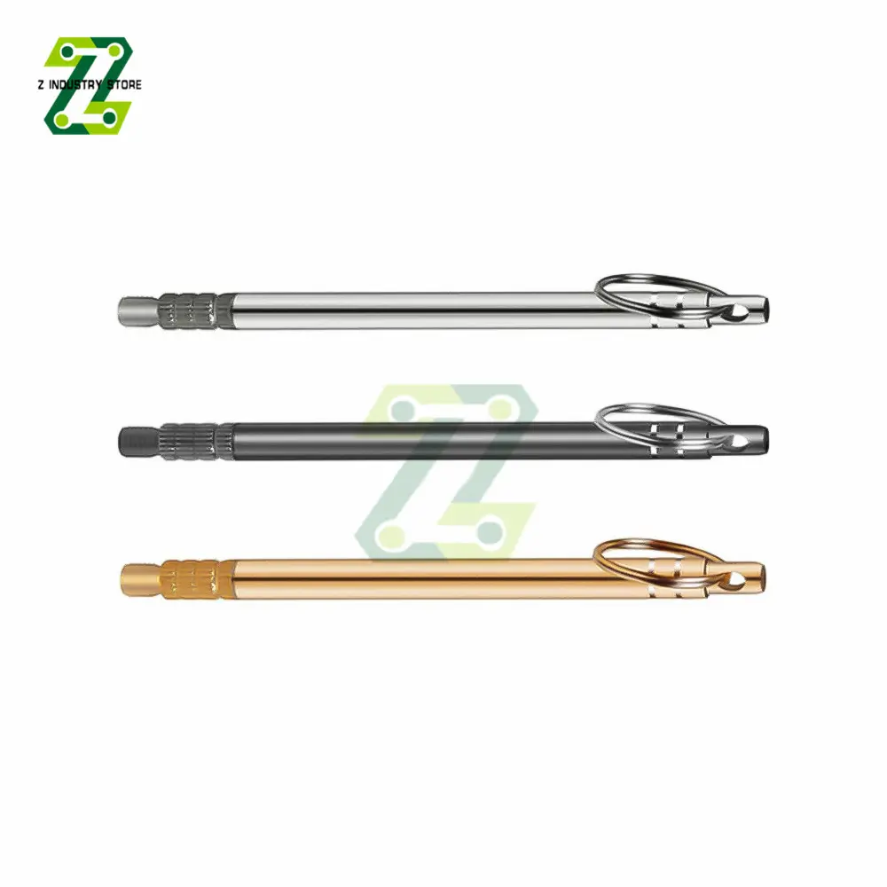 Portable Titanium Toothpicks Metal Pocket Keychain Stainless Steel Reusable Toothpicks For Toothpicks