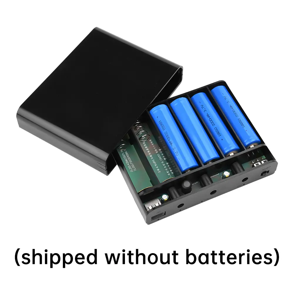 DC UPS Battery Box 6*18650 Diy UPS Box Router Monitor Uninterruptible Power Supply Box 5V/9V/12V Output 60W Max