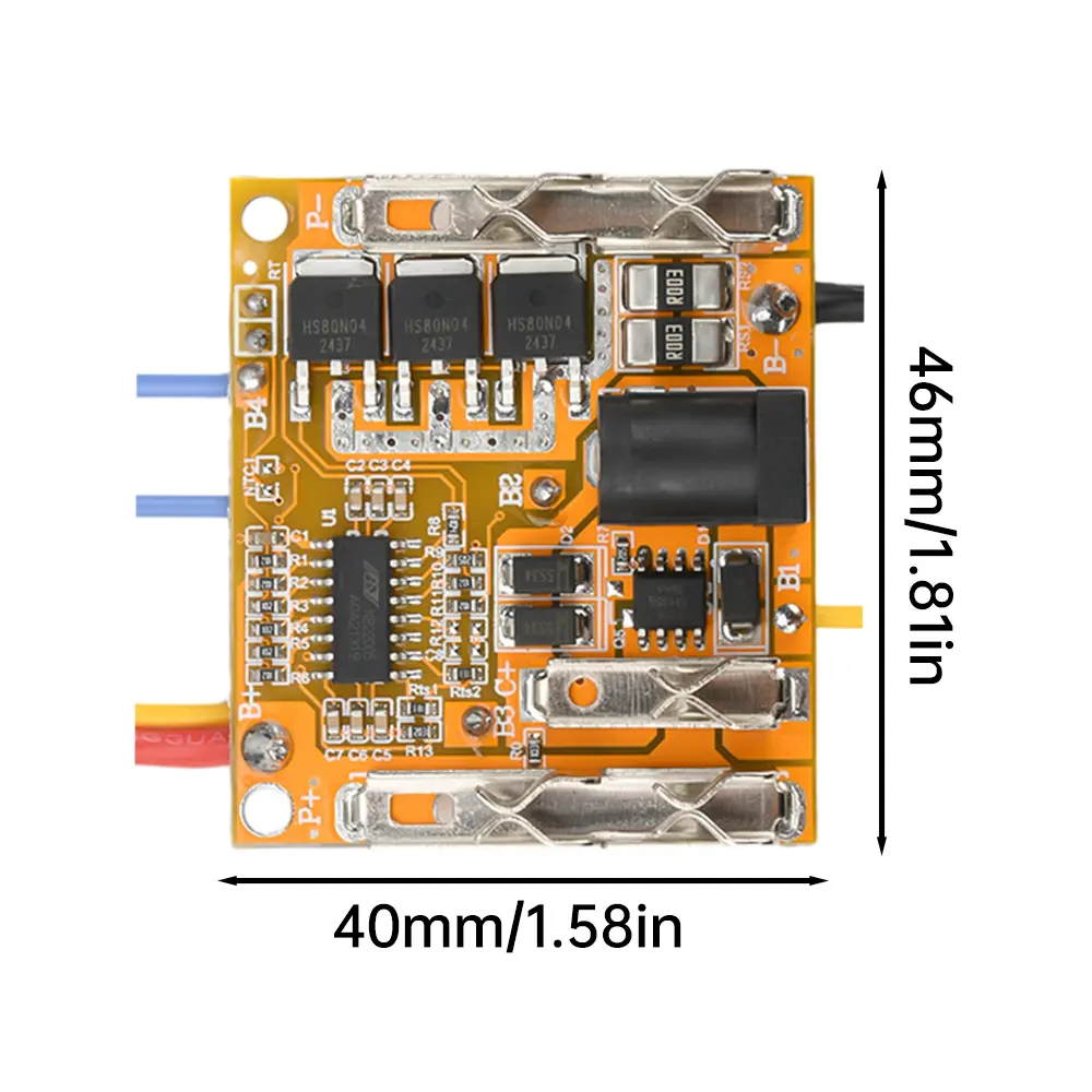 5S 21V 65A Lithium Battery Protection Board Battery Charging Protection Board Li-Ion Lithium Battery Pack BMS Module