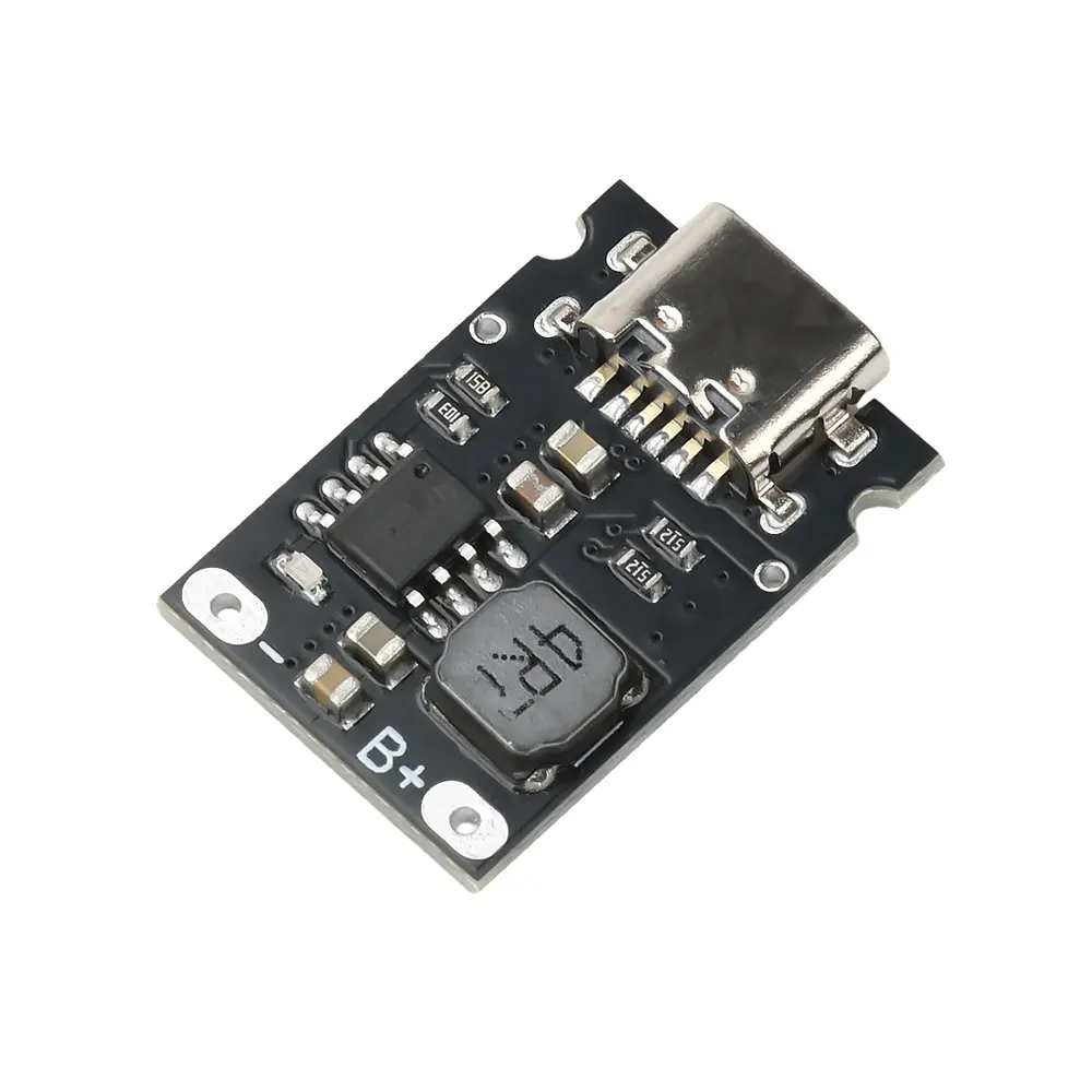 1S 3.2V/3.6V 2.4A Lithium Iron Phosphate Battery Dedicated Charging Module High Current Charging Board Type C DC 4.5-5.5V