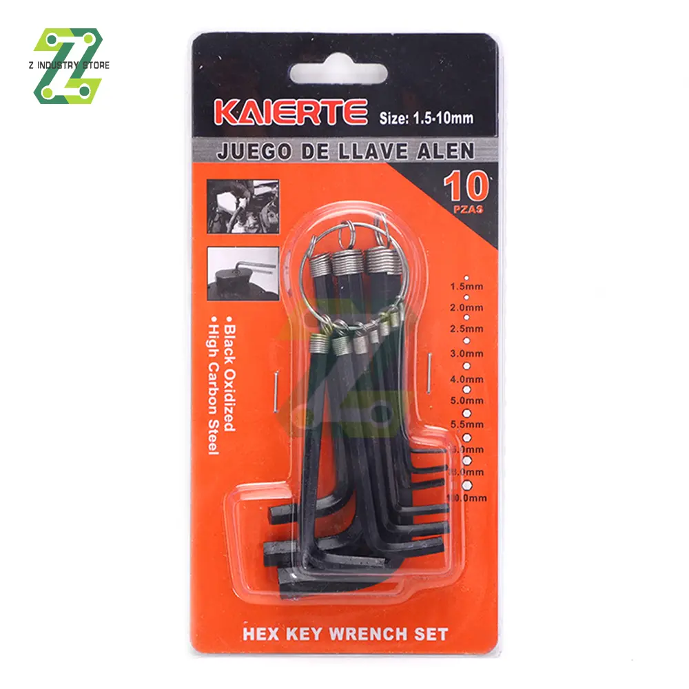Multifunction Allen wrench 1.5/2/2.5/3/3.5/4/4.5/5/5.5/6/6.5mm Hexagon Allen Key Wrench Tools Set home Bicycle Repair Tools