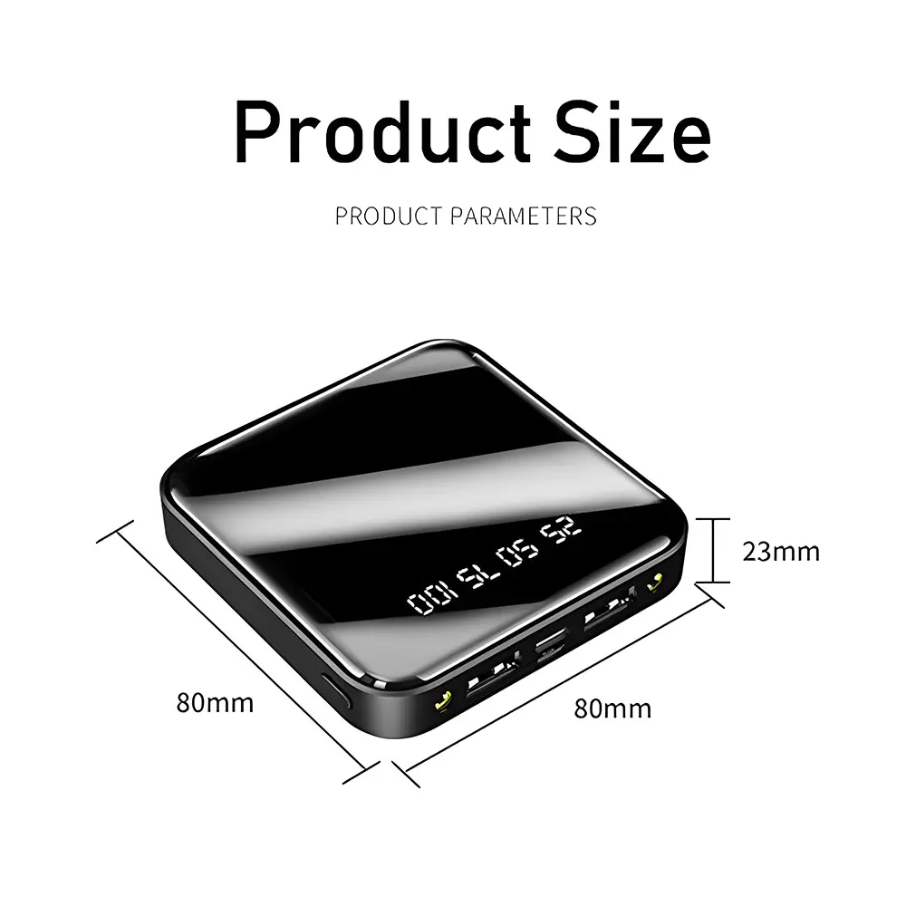 Battery Box Battery Case DIY Battery Charger Capacity Indicator Dual USB Interface Flashlight For 3PCS 18650 Lithium Batterie