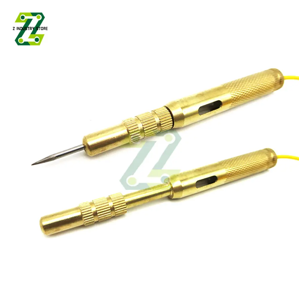 DC 6V 12V 24V Copper Auto Car Light Circuit Tester Lamp Voltage Test Pen Detector Probe Light System Test Electricity Inspection