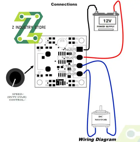 DC 1.8V-15V 2A 30W PWM Motor Speed Controller Regulator Low Voltage Fan Speed Control Switch PWM Adjustable Drive 5V 12V