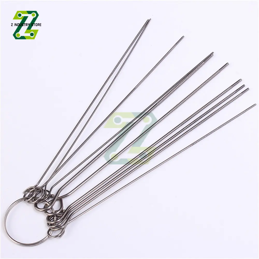 10 Kinds Stainless Steel Needle Set PCB Electronic Circuit Through Hole Needle Desoldering Welding Repair Tool 80mm 0.7-1.3mm