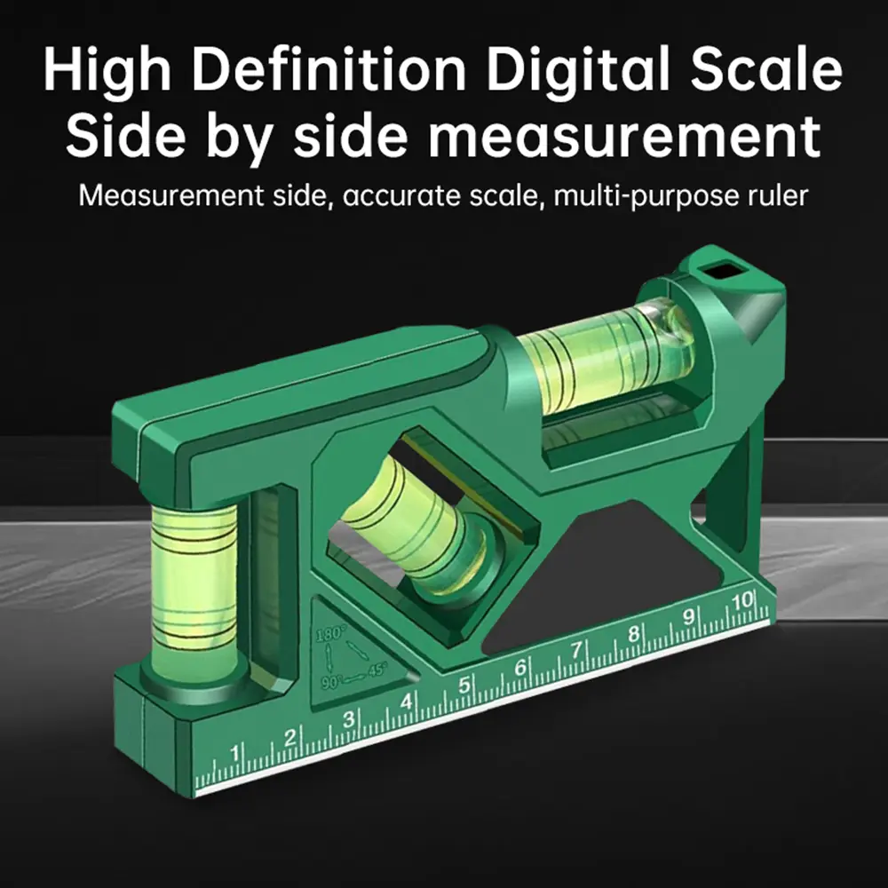 Gauge High-precision Horizontal Vertical Measure Metric Ruler Protractor Home Portable Magnetic Pocket Level Gauge Mini Level