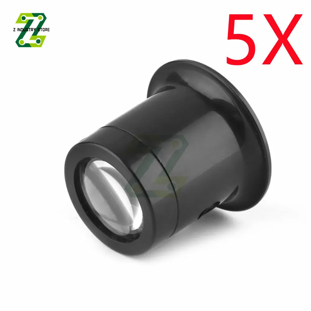 5/10X Monocular Glass Magnifier Watch Jewelry Repair Tools Loupe Lens