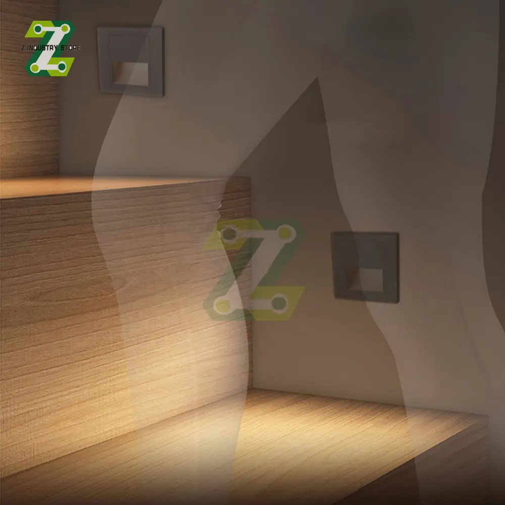 Recessed Led Wall Lamp Stair Case Light AC180-220V Step Lamp Corridor Lighting Indoor Wall Lighting